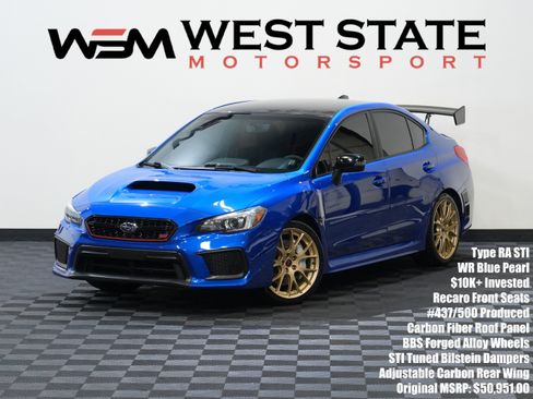 Used 2018 Subaru WRX STI Type RA AWD/4WD image 1