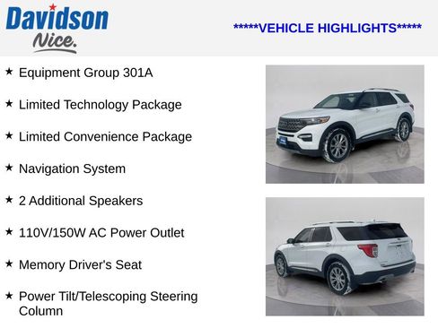 Certified 2023 Ford Explorer Limited w/ Limited Technology Package image 4