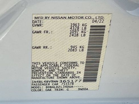 Used 2022 Nissan Altima 2.5 S FWD image 28