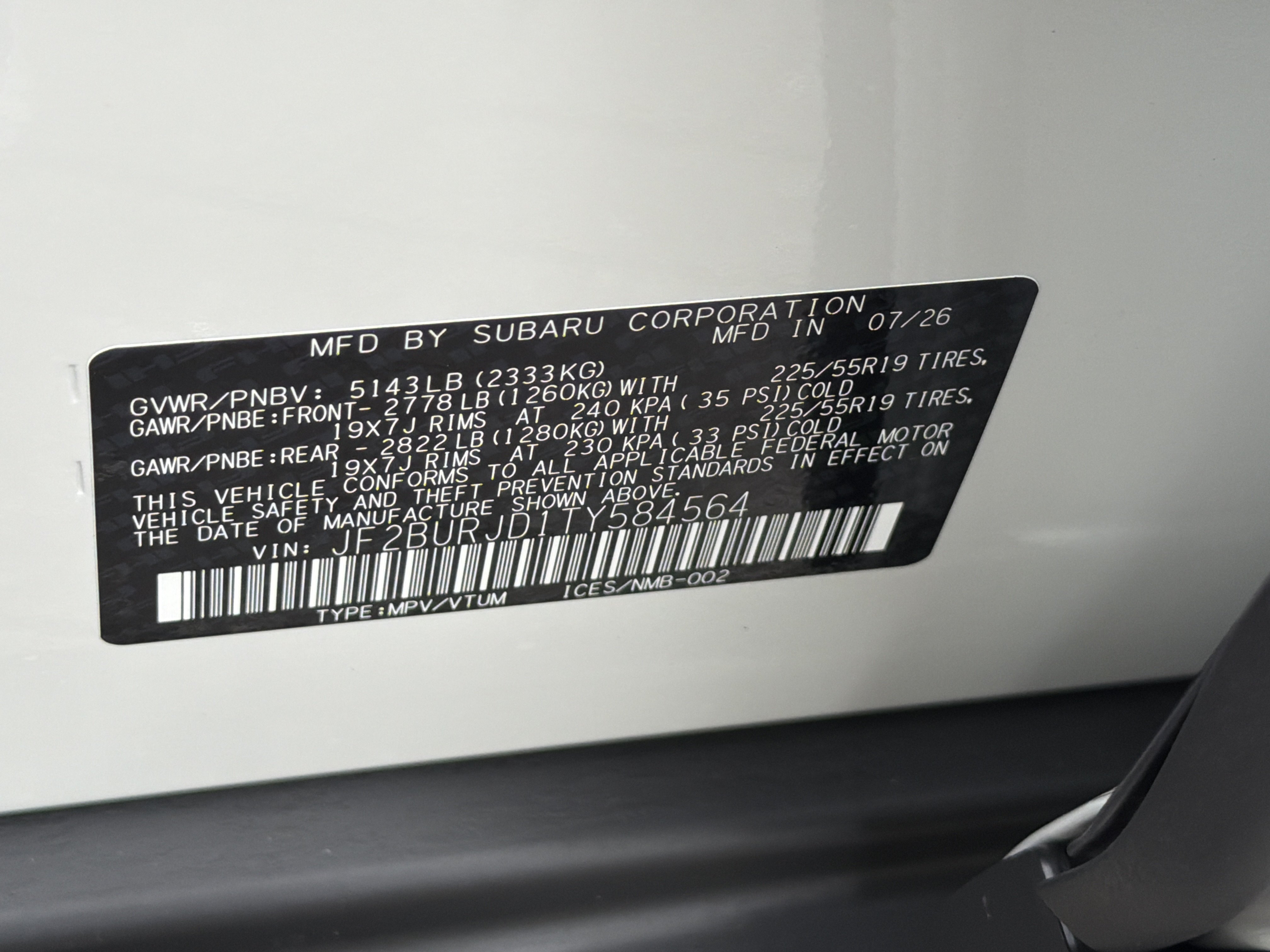 New 2026 Subaru Outback Touring XT AWD/4WD image 28