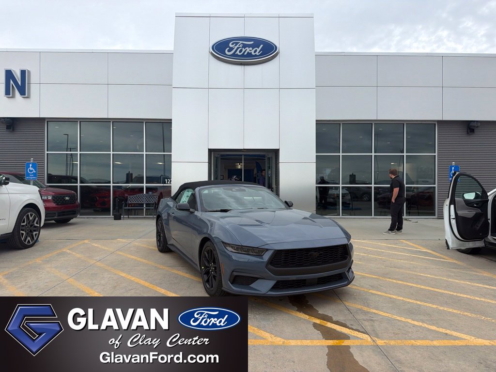 New 2026 Ford Mustang Convertible w/ Mustang Nite Pony Package RWD image 1