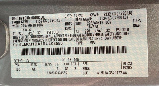 Used 2024 Lincoln Corsair AWD w/ Equipment Group 101A image 23