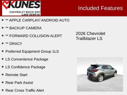 New 2026 Chevrolet TrailBlazer LS w/ LS Convenience Package