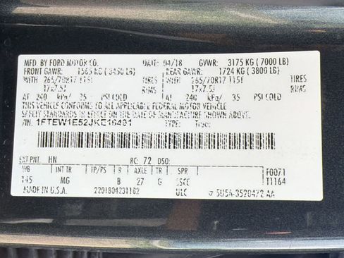 Used 2018 Ford F150 XLT AWD/4WD image 16