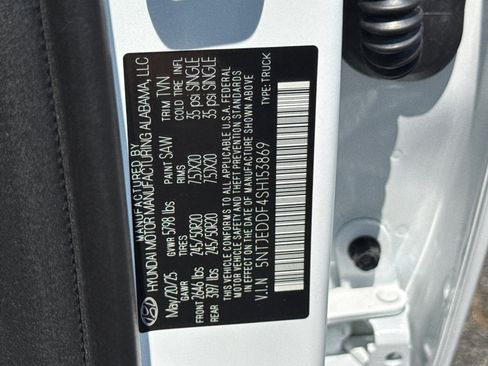 New 2025 Hyundai Santa Cruz Limited image 30