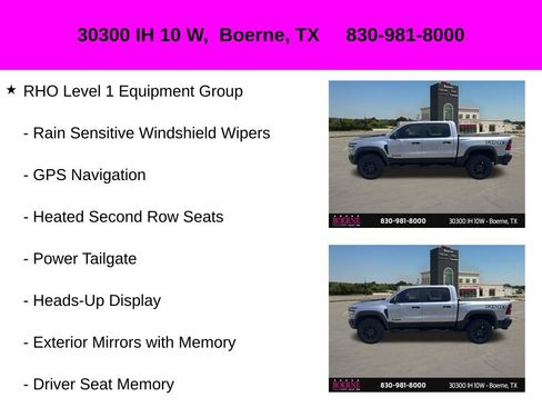 Used 2026 RAM 1500 RHO w/ RHO Level 1 Equipment Group AWD/4WD image 18