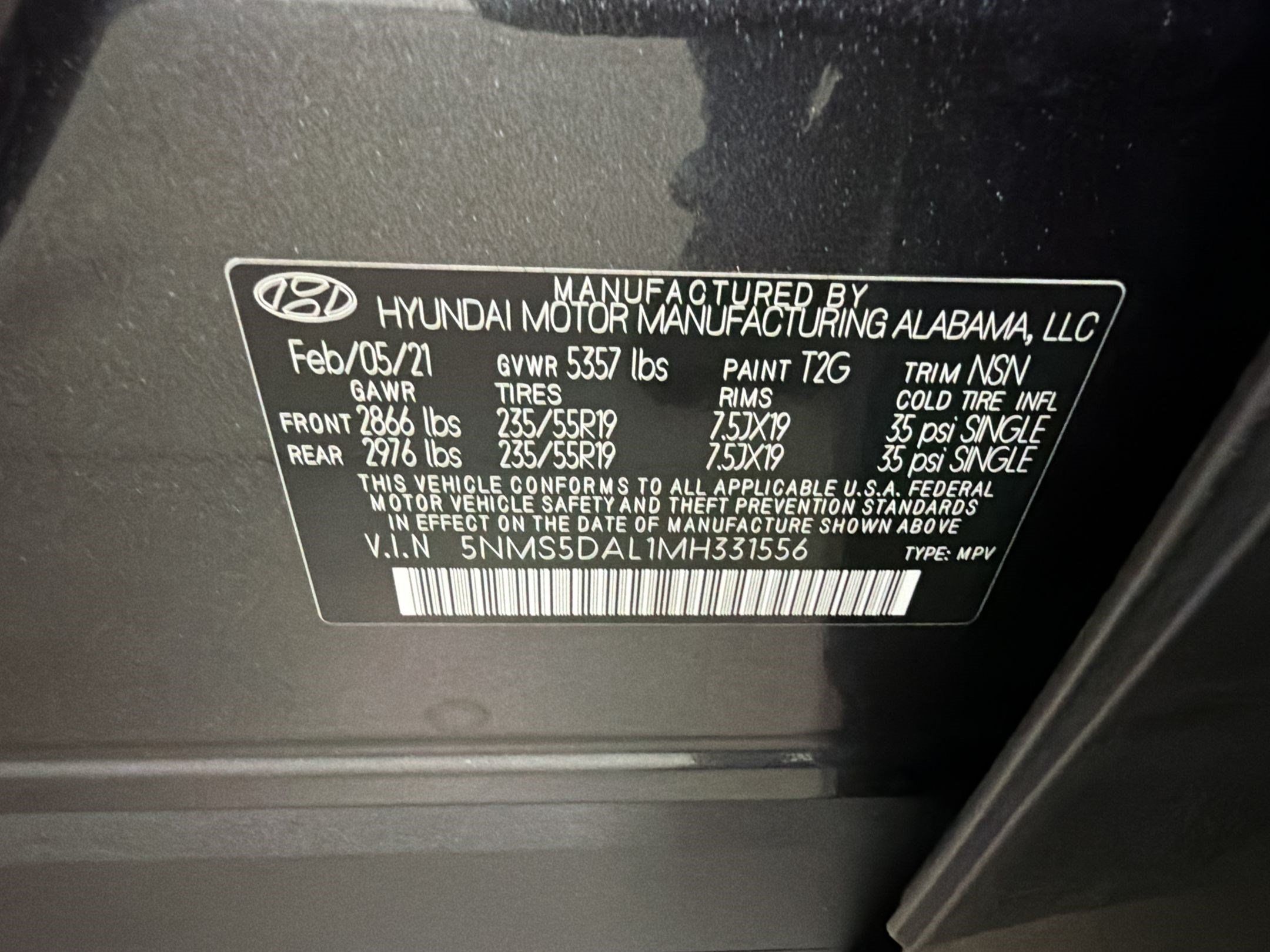 Used 2021 Hyundai Santa Fe Calligraphy AWD/4WD image 26