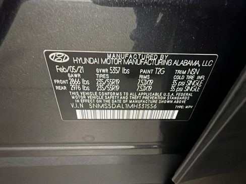 Used 2021 Hyundai Santa Fe Calligraphy AWD/4WD image 26