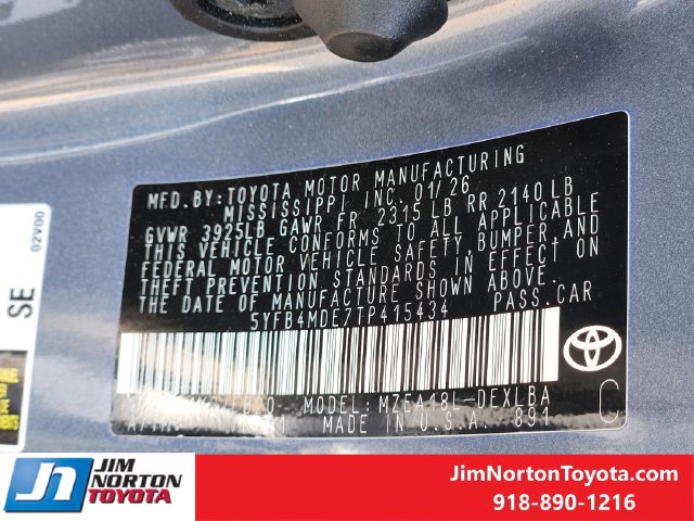Used 2026 Toyota Corolla LE FWD image 32
