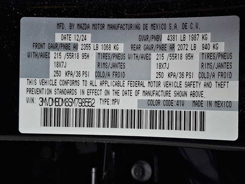 Certified 2025 MAZDA CX-30 AWD 2.5 S w/ Premium Package image 27