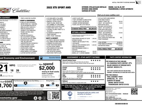 Used 2022 Cadillac XT5 Sportv image 2