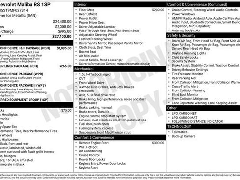 Used 2021 Chevrolet Malibu RS FWD image 12