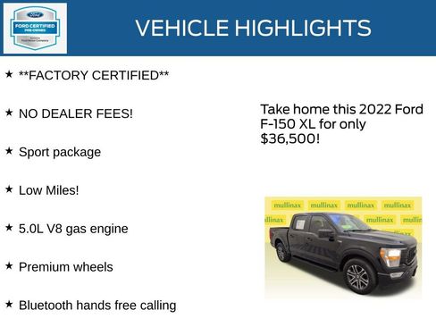 Used 2022 Ford F150 XL w/ STX Appearance Package image 12