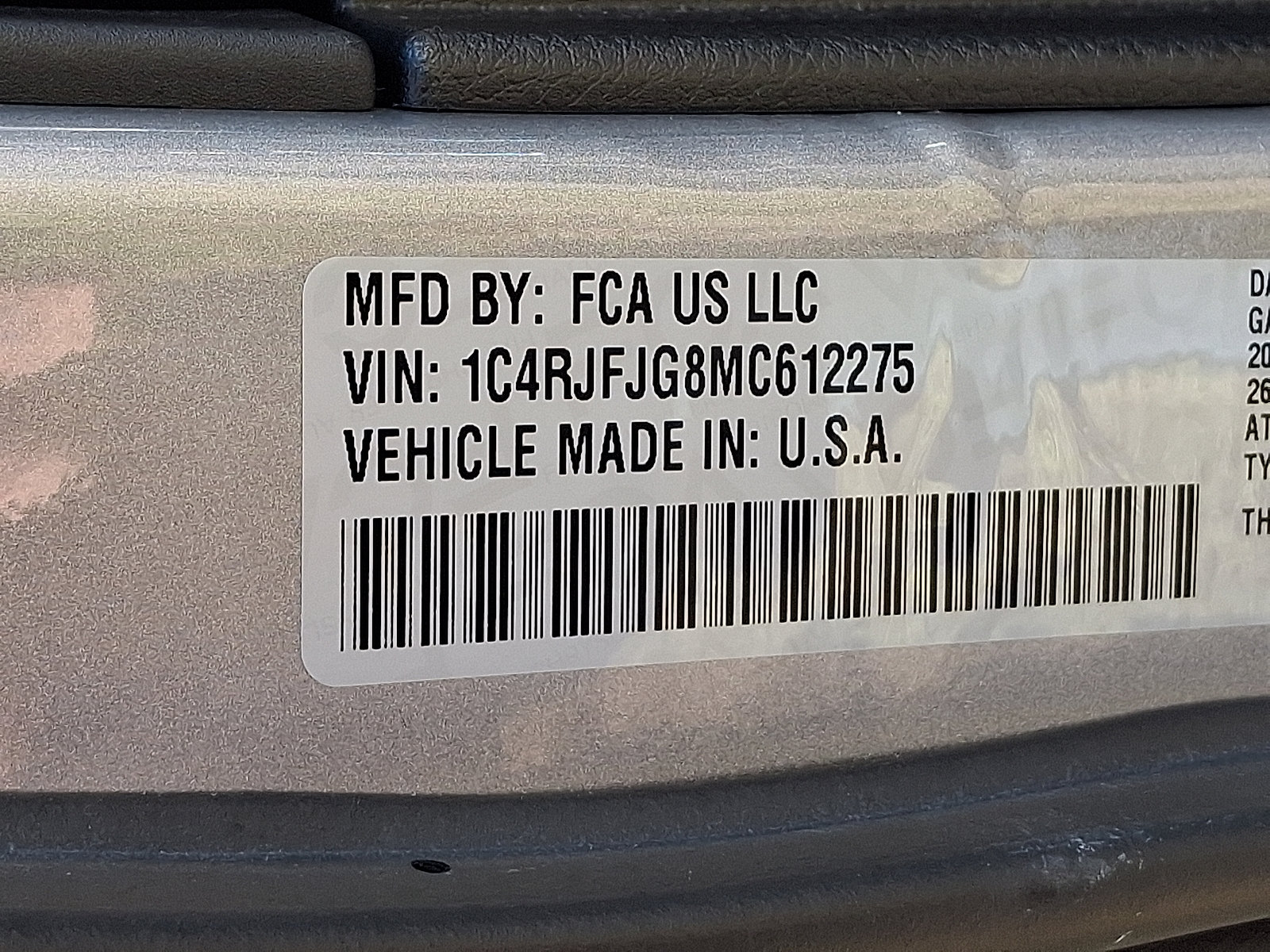 Certified 2021 Jeep Grand Cherokee Summit AWD/4WD image 26