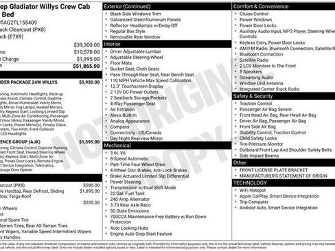 New 2026 Jeep Gladiator Willys AWD/4WD image 4