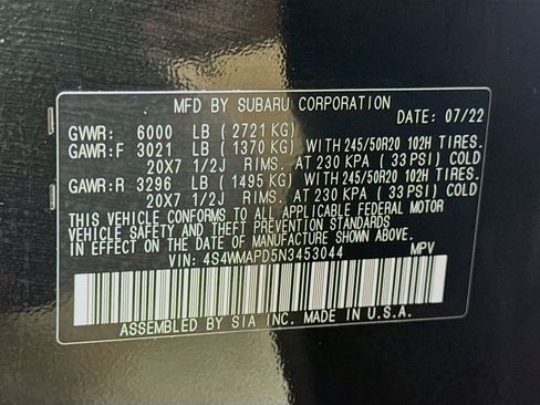 Used 2022 Subaru Ascent Limited w/ Technology Package image 42