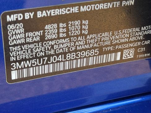 Used 2020 BMW M340i w/ Driving Assistance Package RWD image 50