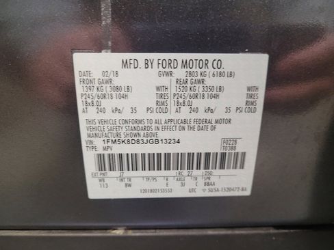 Used 2018 Ford Explorer XLT w/ Equipment Group 201A image 33