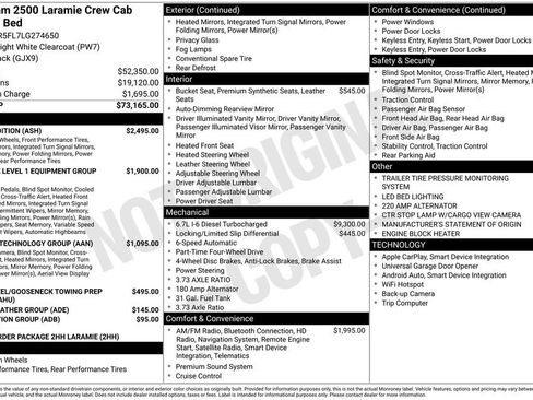 Used 2020 RAM 2500 Laramie w/ Night Edition AWD/4WD image 4
