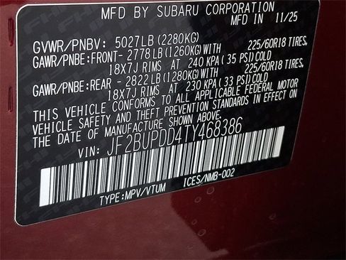 New 2026 Subaru Outback Limited image 10