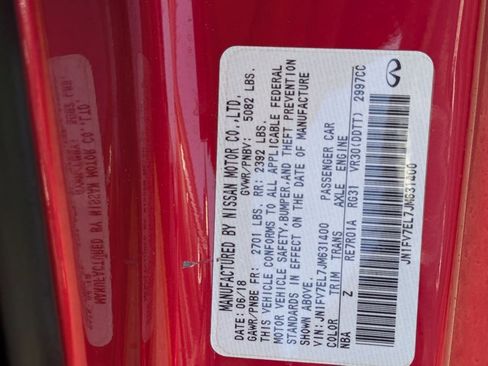 Used 2018 INFINITI Q60 Red Sport 400 w/ Pro Active Package image 16