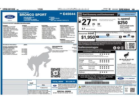 Used 2025 Ford Bronco Sport Big Bend AWD/4WD image 2