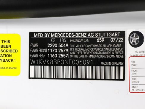 Used 2022 Mercedes-Benz SL 63 AMG 4MATIC image 11