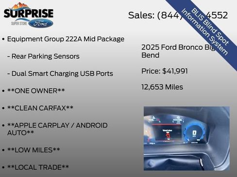 Used 2025 Ford Bronco Big Bend AWD/4WD image 17