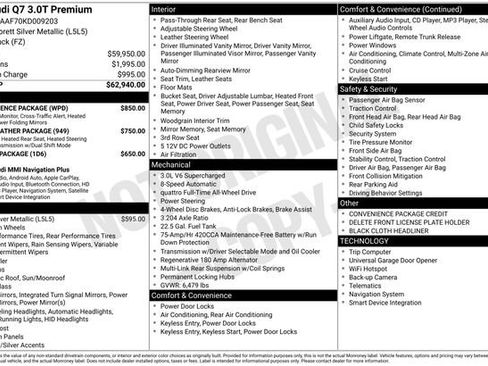 Used 2019 Audi Q7 3.0T Premium w/ Convenience Package image 10