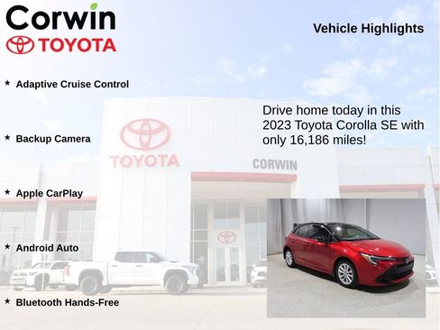 Used 2023 Toyota Corolla SE FWD image 6