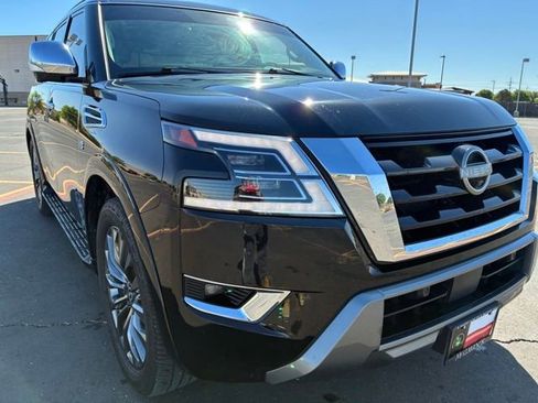 Certified 2021 Nissan Armada Platinum w/ Captain's Chairs Package RWD image 8