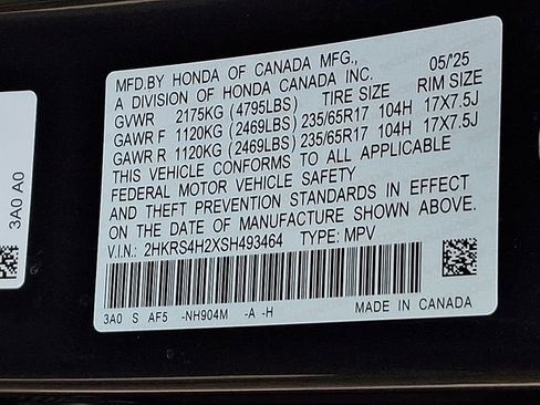 Certified 2025 Honda CR-V LX image 28