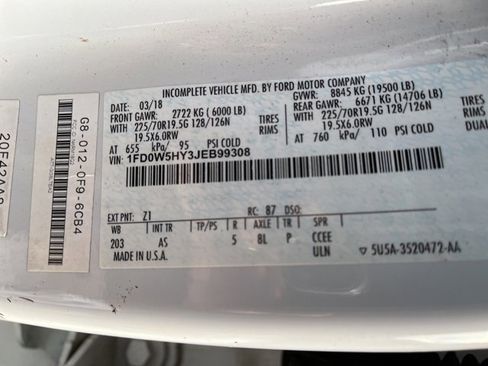 Used 2018 Ford F550 4x4 Crew Cab Super Duty image 21