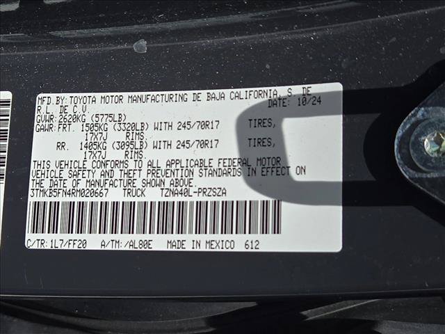 Used 2024 Toyota Tacoma SR5 RWD image 24