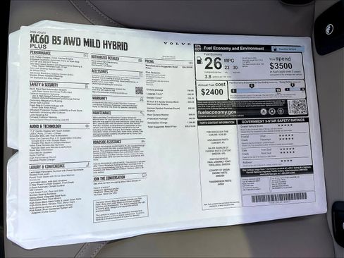 New 2026 Volvo XC60 B5 Plus w/ Climate Package image 36