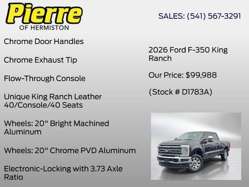 Certified 2026 Ford F350 King Ranch w/ Chrome Package AWD/4WD image 30