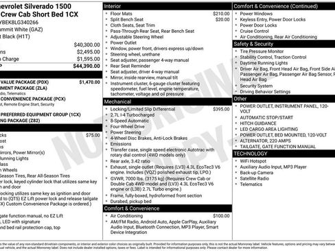 Certified 2020 Chevrolet Silverado 1500 Custom w/ Custom Value Package image 13