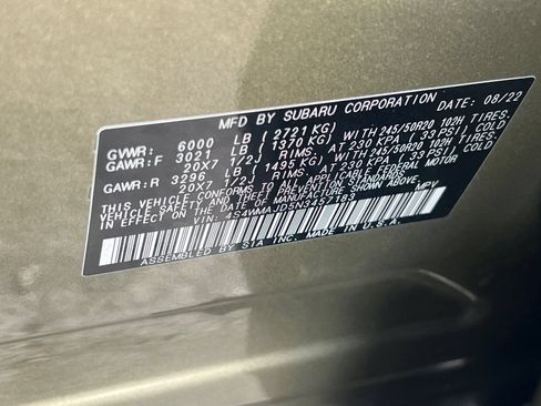 Used 2022 Subaru Ascent Onyx Edition AWD/4WD image 32