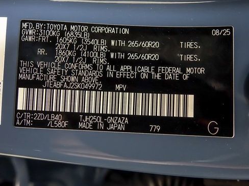 New 2025 Toyota Land Cruiser image 26