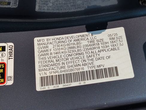 Used 2025 Honda Odyssey EX-L image 40