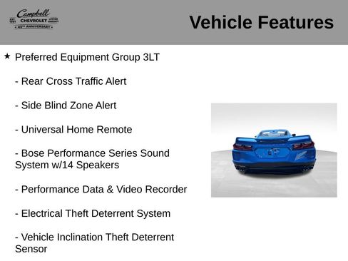 Used 2024 Chevrolet Corvette Stingray Premium Cpe w/ Z51 Performance Package RWD image 16