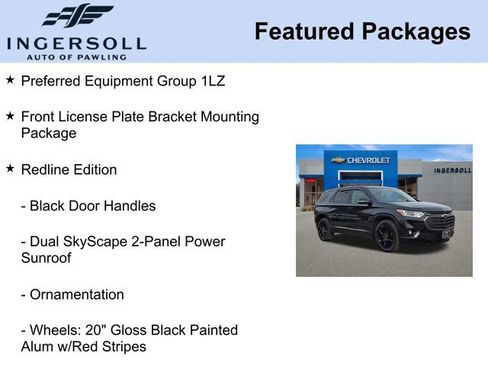 Used 2020 Chevrolet Traverse Premier w/ Redline Edition image 8