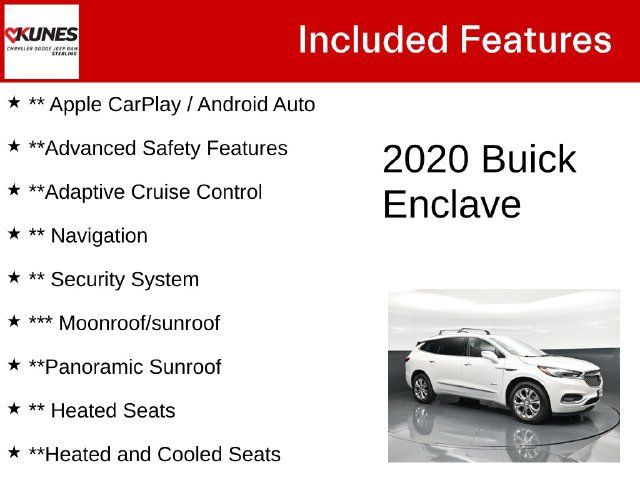 Used 2020 Buick Enclave Avenir w/ Avenir Technology Package AWD/4WD image 4
