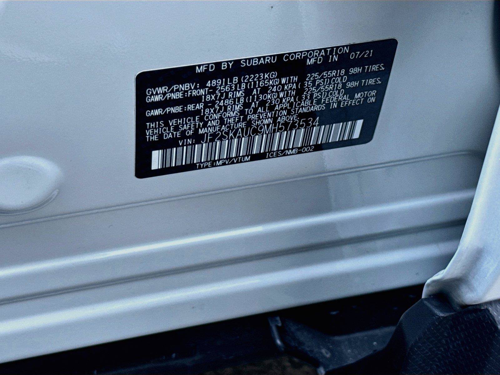 Used 2021 Subaru Forester Limited w/ Popular Package #3 AWD/4WD image 32