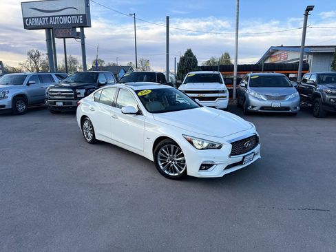 Used 2019 INFINITI Q50 Luxe w/ Essential Package (3.0T Luxe) AWD/4WD image 2