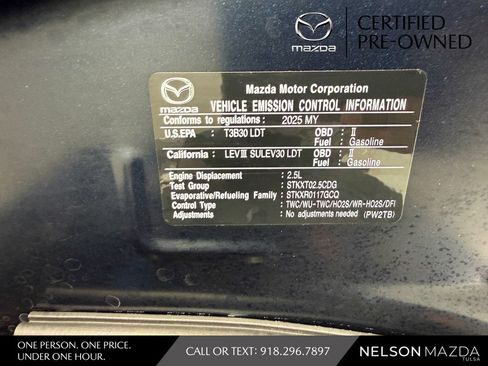 Certified 2025 MAZDA CX-5 AWD 2.5 S w/ Preferred Package image 53