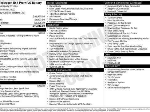 Certified 2023 Volkswagen ID.4 Pro RWD image 27