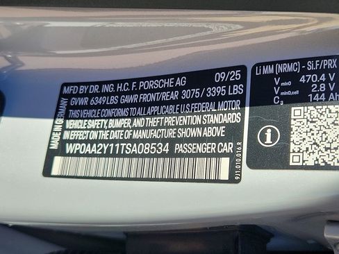 New 2026 Porsche Taycan image 21