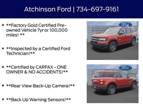 Certified 2024 Ford Bronco Sport Big Bend w/ Convenience Package image 4