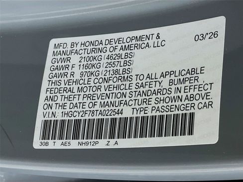 New 2026 Honda Accord Sport image 22